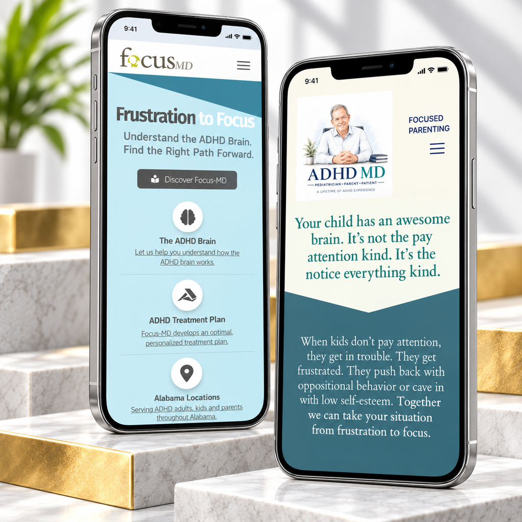 Medical Marketing Connected multi-location medical practice websites and an online learning platform built for parents at home or on-the-go.